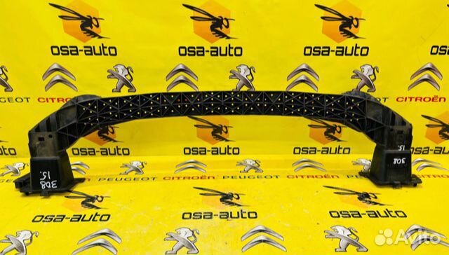 Усилитель переднего бампера пластик peugeot 308 08