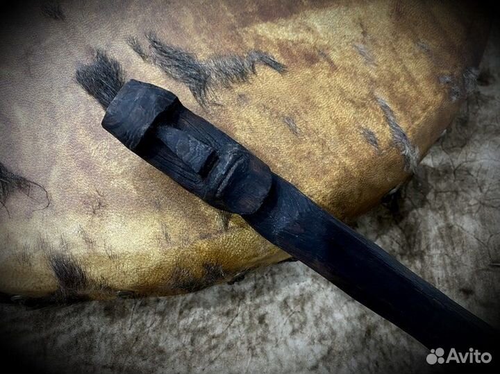 Колотушка для бубна, дух Моаи