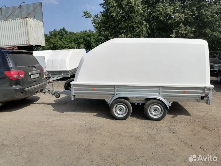 Прицеп с крышкой мзса 817736.012 Н1500мм двухосны