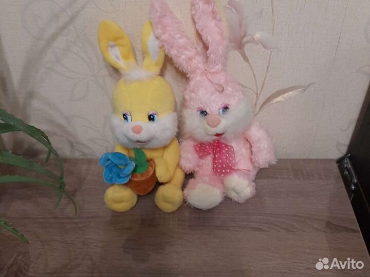 Мягкая игрушка заяц