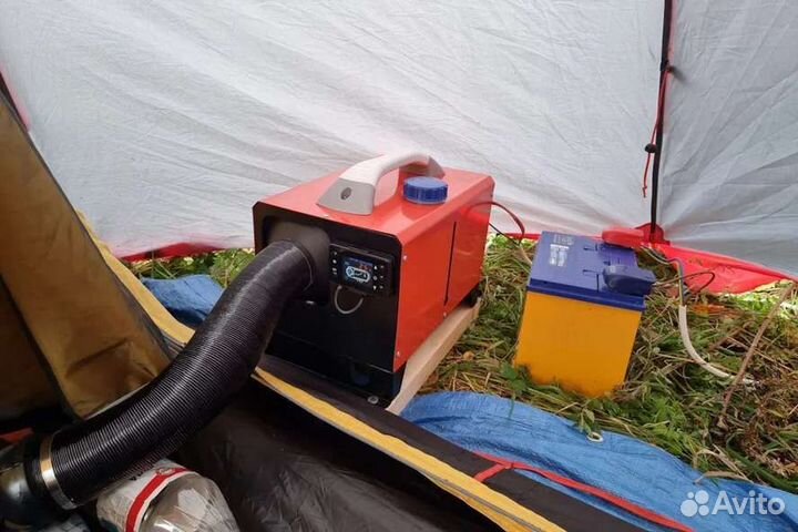Дизельная печка для палатки зимней рыбалки
