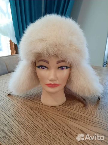 Шапка ушанка женская.р-р 54-56