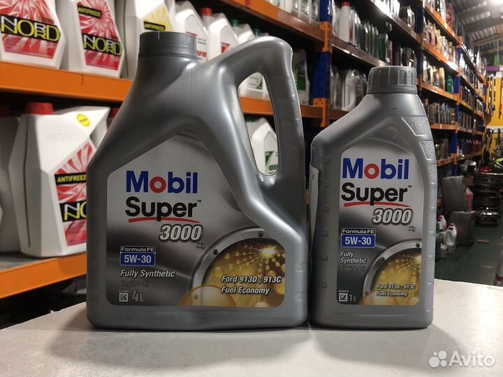 Масло моторное mobil Super 3000 Formula FE 5W30 4л
