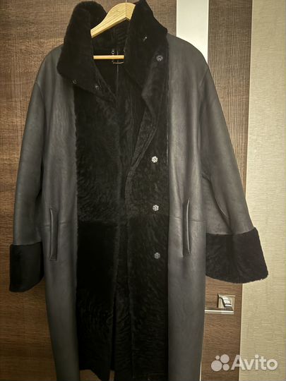 Дубленка натуральная женская 46 размер