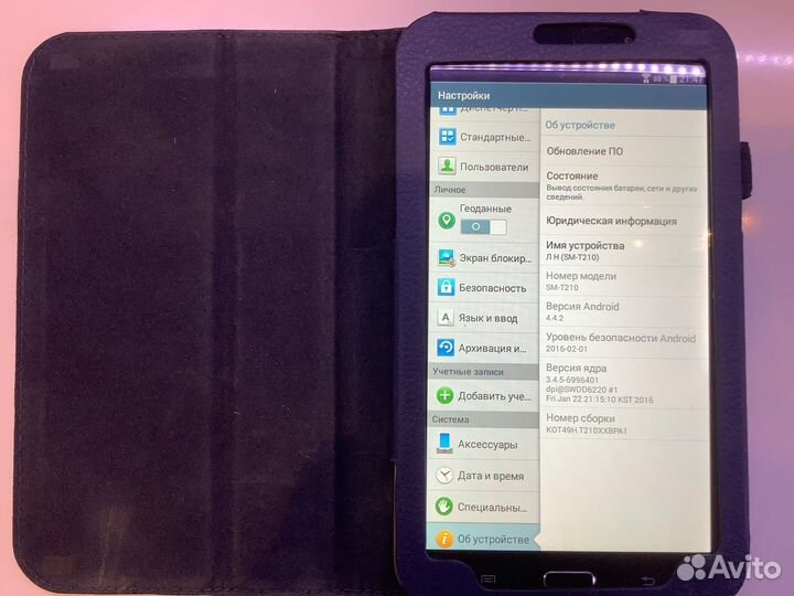 Планшет Samsung galaxy tab 3 модель SM-T210