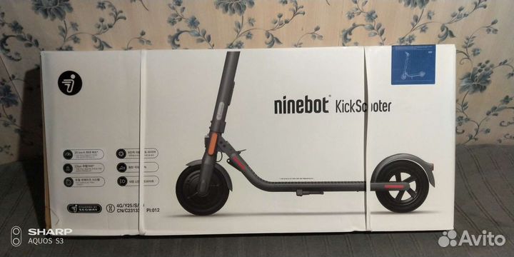 Электросамокат Ninebot Kickscooter E22 (новый)