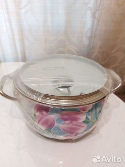 Кастрюля эмалированная Interos Новая