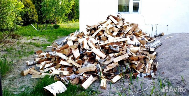 Дрова сухие навалом