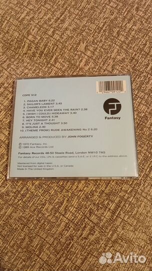 Cd диск фирменный Creedence 1989 UK