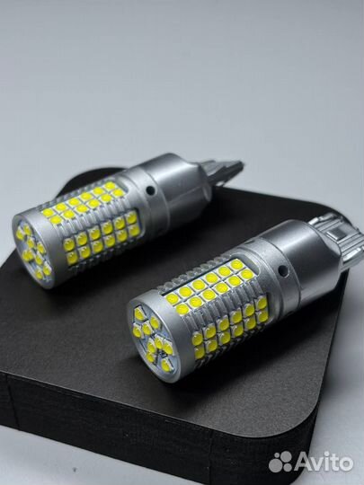 LED лампа T20 7440 (чип 3030-69) 12-24 белый