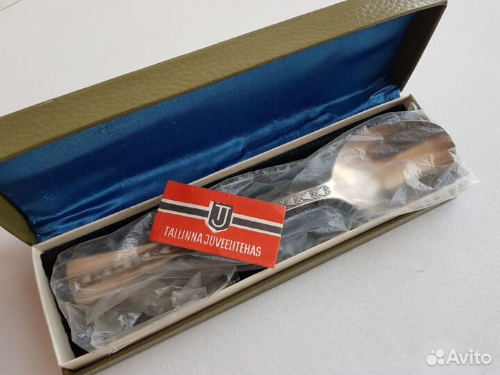 Ложка десертная Таллин. СССР Серебро 916 пр.49 гр