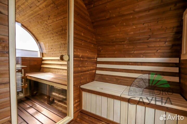 Баня-бочка функо 1 панорама 6м x 2,30