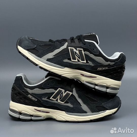 New Balance 1906 черные кроссовки