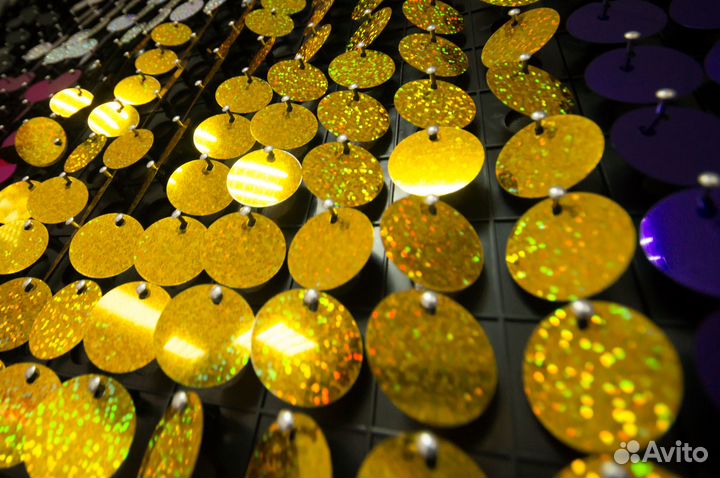 Панели с пайетками для внутреннего оформления