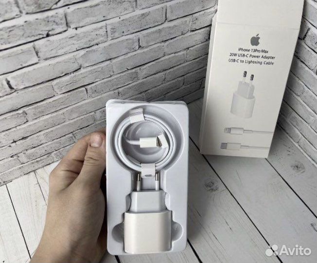 Быстрая зарядка Apple комплект