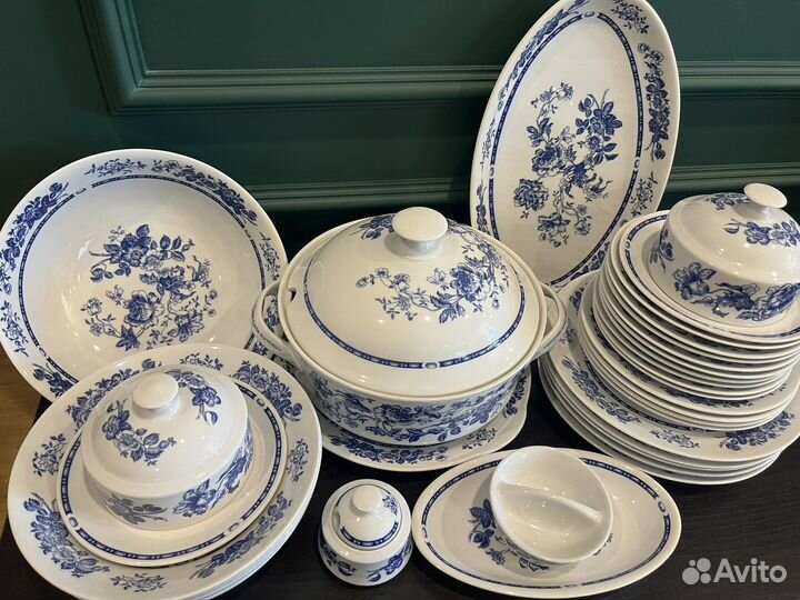 Сервиз столовой посуды Bohemia Inglazed