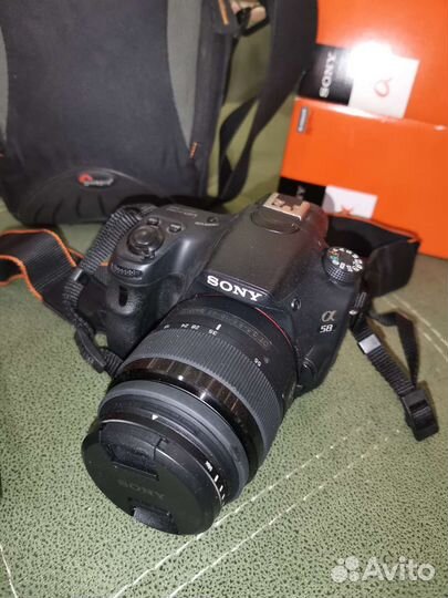 Фотоаппарат Sony Alpha SLT A58Kit