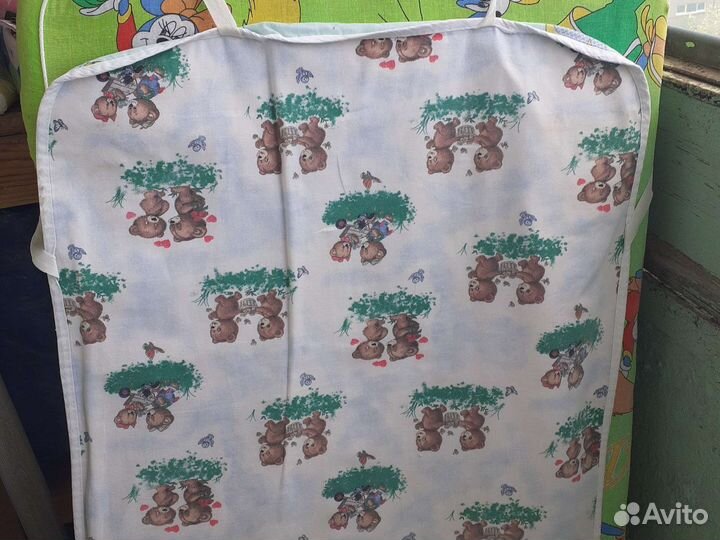 Матрас детский 120 60 бу+ клеёнка