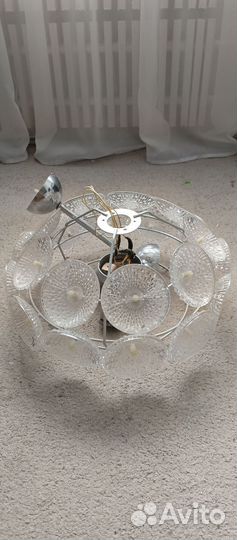Хрустальная люстра СССР одуванчик спутник