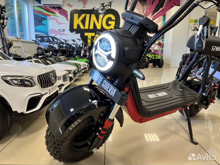 Электроскутер White SIberia Mini R 2.1 Pro/Black