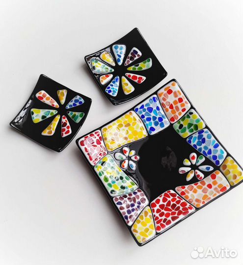 Тарелочки-салатники. Фьюзинг