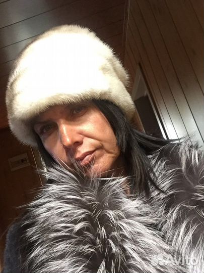 Шапка норка с биркой