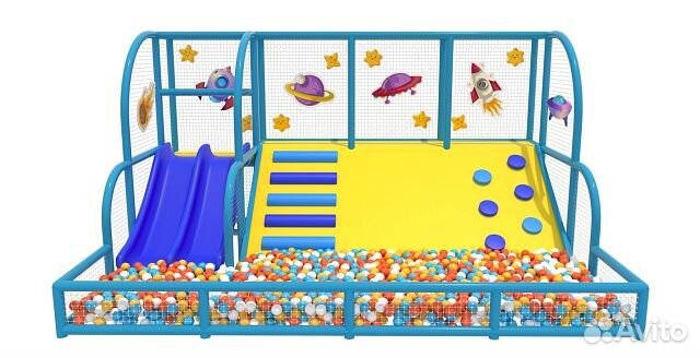 Горка с сухим бассейном