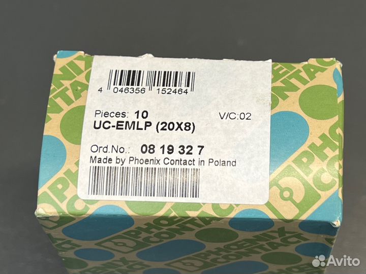 Phoenix contact 0819327 Табличка, новая, 230 шт