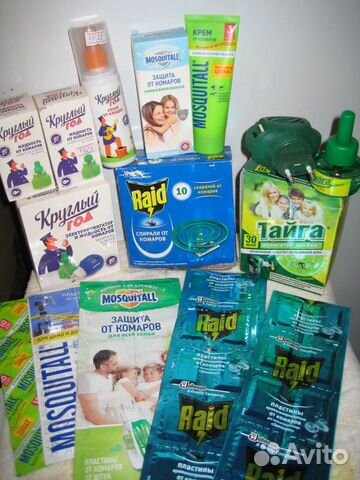 Антимоскитные средства от клещей.мошек.комаров нов