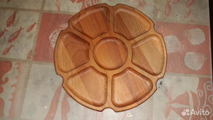 Менажница деревянная секционная из бука