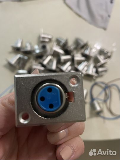 Гнезда XLR 3 pin разъем 17 шт
