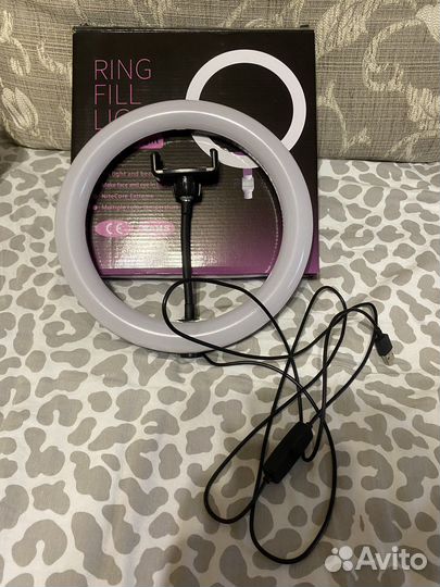 Кольцевая лампа со штативом бу