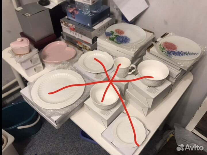 Набор столовой посуды faberlic новый