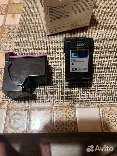 Катриджи цвет и чб для HP 123