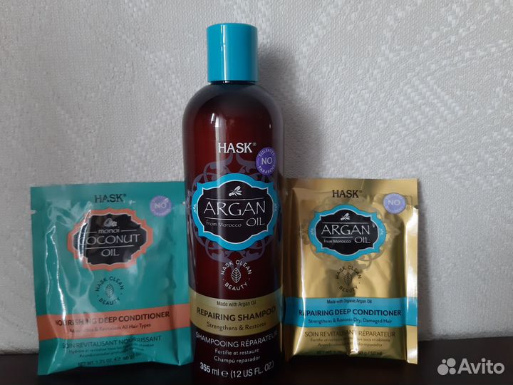 Шампунь и маска Hask, США