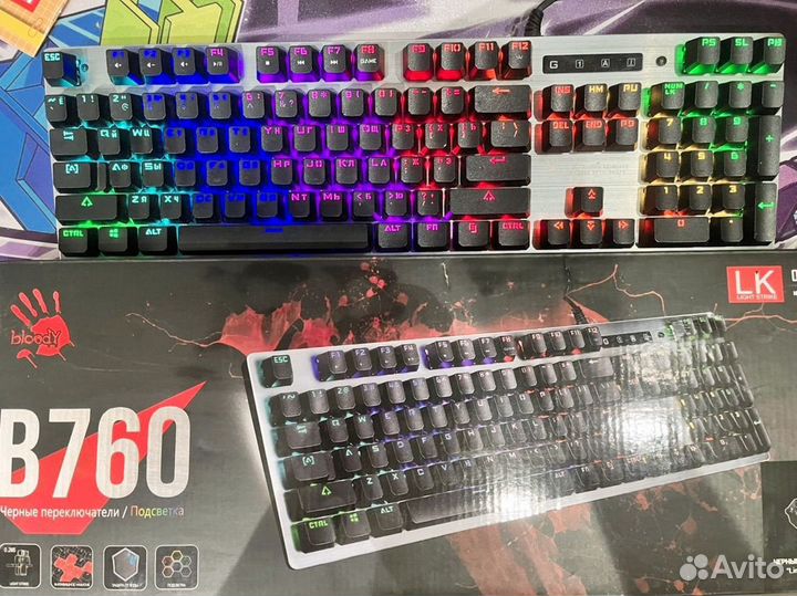 Игровая клавиатура Bloody B760
