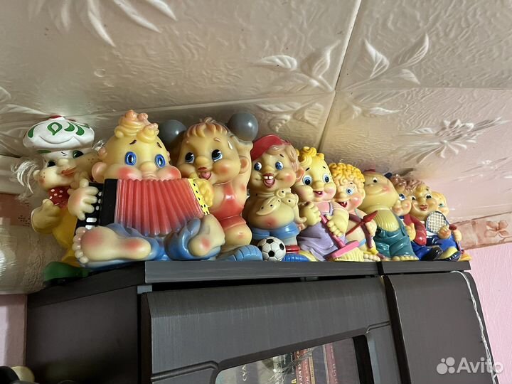 Коллекция резиновых игрушек