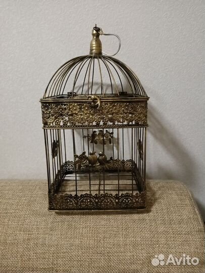 Клетка для птиц декоративная