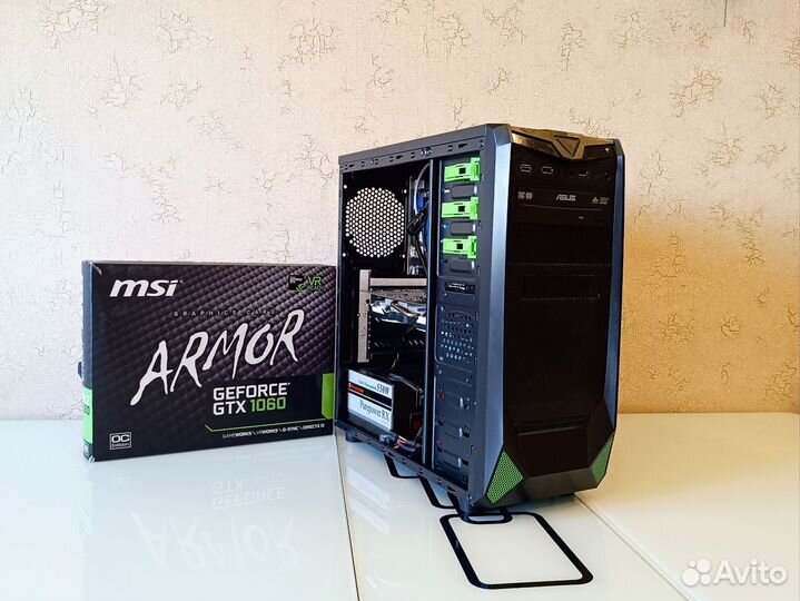 Игровой пк i5 3470 16gb GTX1060