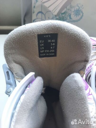 Роликовые коньки Roces раздвижные 36 -40