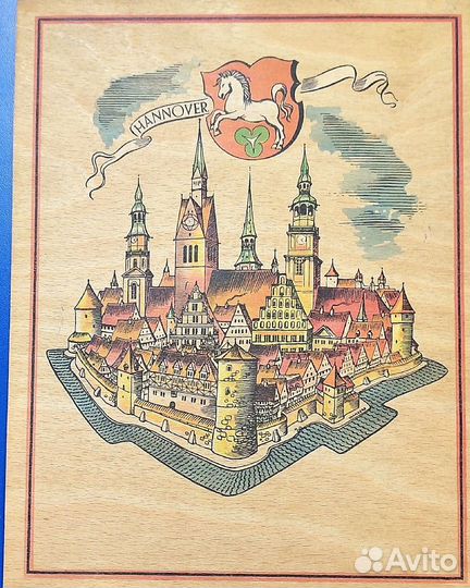 Картина на шпоне Германия 4 штуки