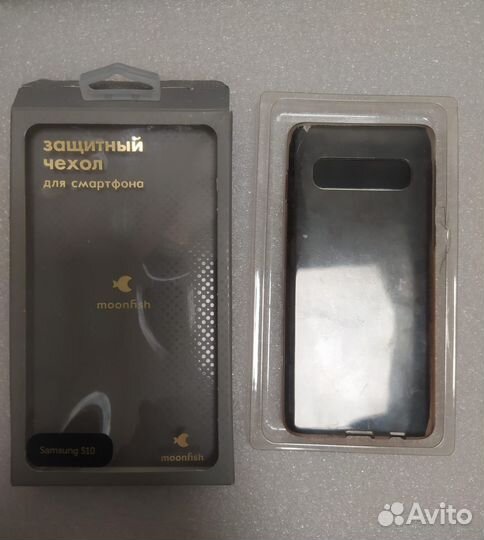 Чехол moonfish для Galaxy S10 прозрачный