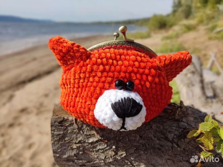 Вязаный Кошелёк - лисичка