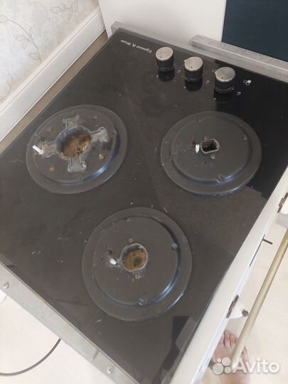 Плита газовая встраиваемая на 3 конфорки