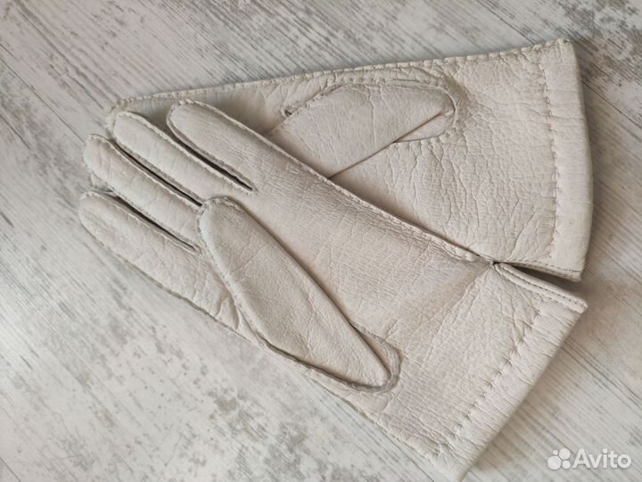 Перчатки из натуральной кожи Пекари
