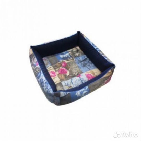 Лежанка квадратная д/животных L Грэйс» 70*70*15см