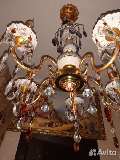 Хрустальная люстра СССР /105737 Т/Ц/5