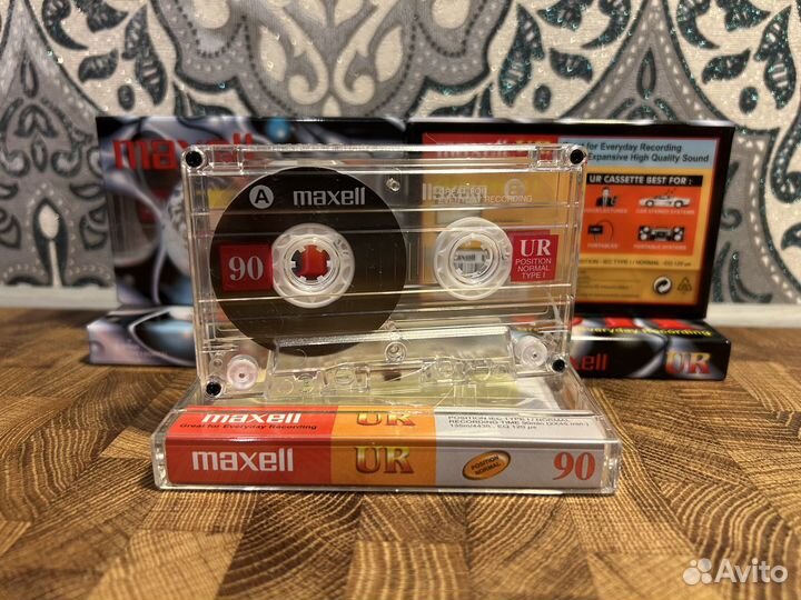 Аудиокассеты Maxell UR 90 Type I (4 шт)