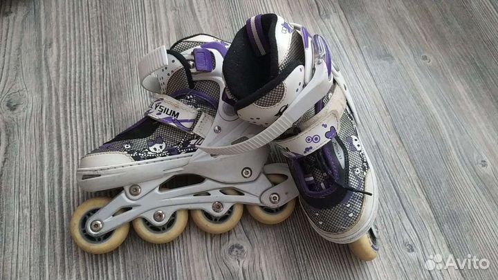 Роликовые коньки детские раздвижные