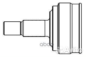 899018 шрус opel corsa D/fiat grand punto 1.0-1